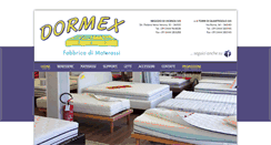 Desktop Screenshot of dormex.it